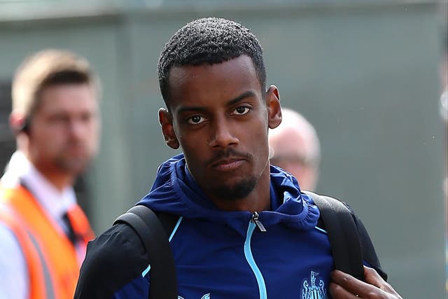<p>Newcastle’s record signing Alexander Isak faces a race against time to make his debut at Liverpool (Nigel French/PA)</p>