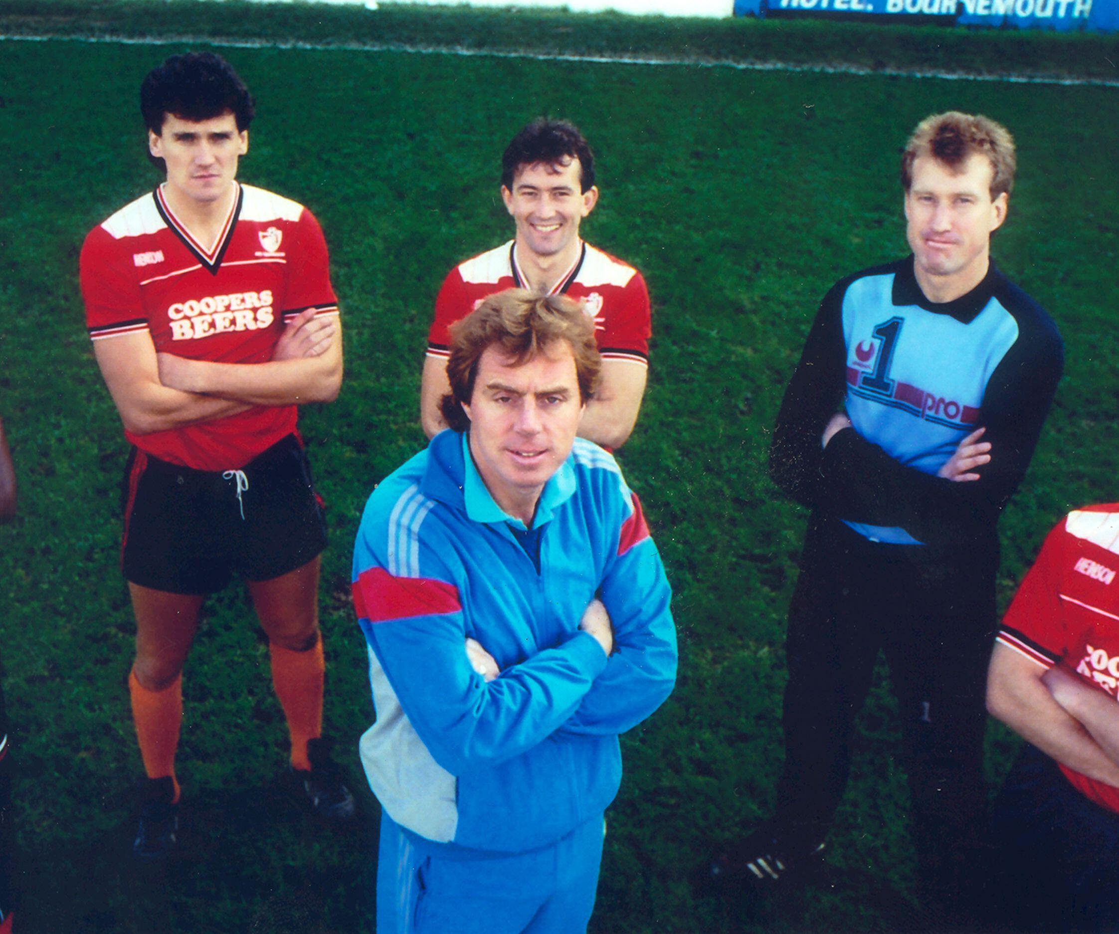 Harry Redknapp (centre) managed Bournemouth between 1983 and 1992. (Mike Walker/Alamy)