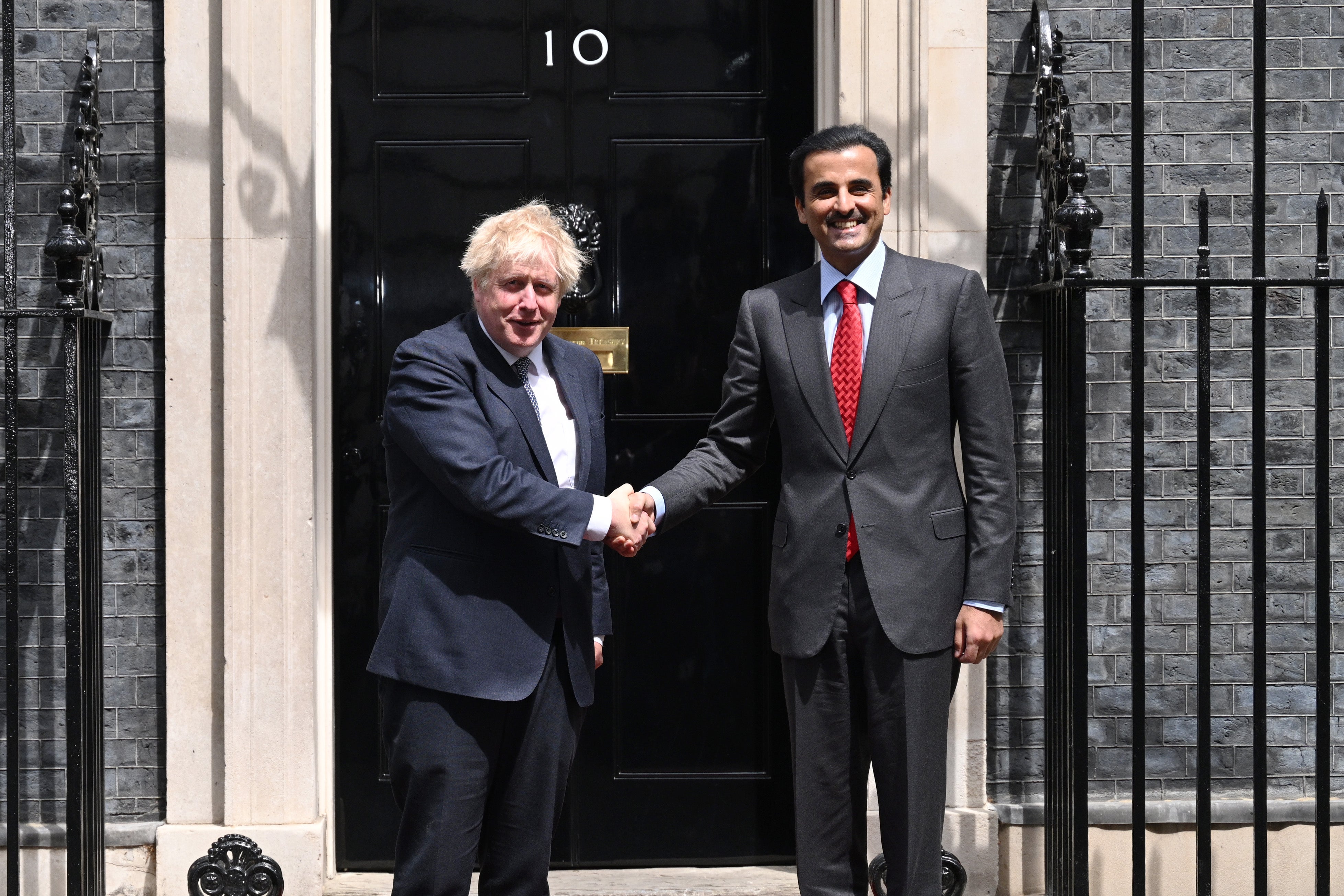 In May Boris Johnson met Qatar’s leader, Sheikh Tamim bin Hamad al-Thani, and celebrated the ‘important trade’ between the two countries
