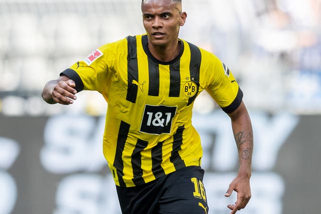 <p>Borussia Dortmund defender Manuel Akanji</p>