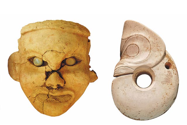 <p>A head statue of a goddess and a jade dragon are among the best-known relics unearthed from the Niuheliang site in Chaoyang, Liaoning province</p><p>      </p>