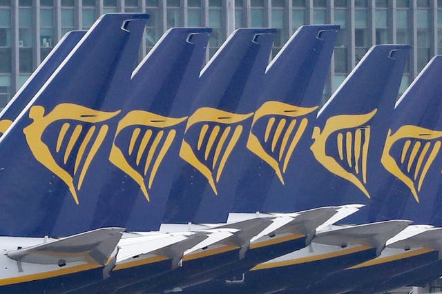 Ryanair said it will operate more than 3,000 daily flights to and from 21 UK airports this winter (Niall Carson/PA)