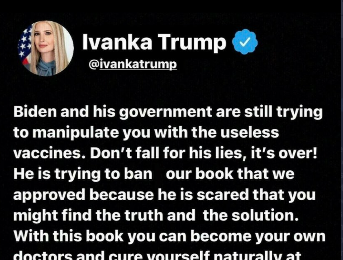 Trump falls for fake Ivanka Trump Truth Social account