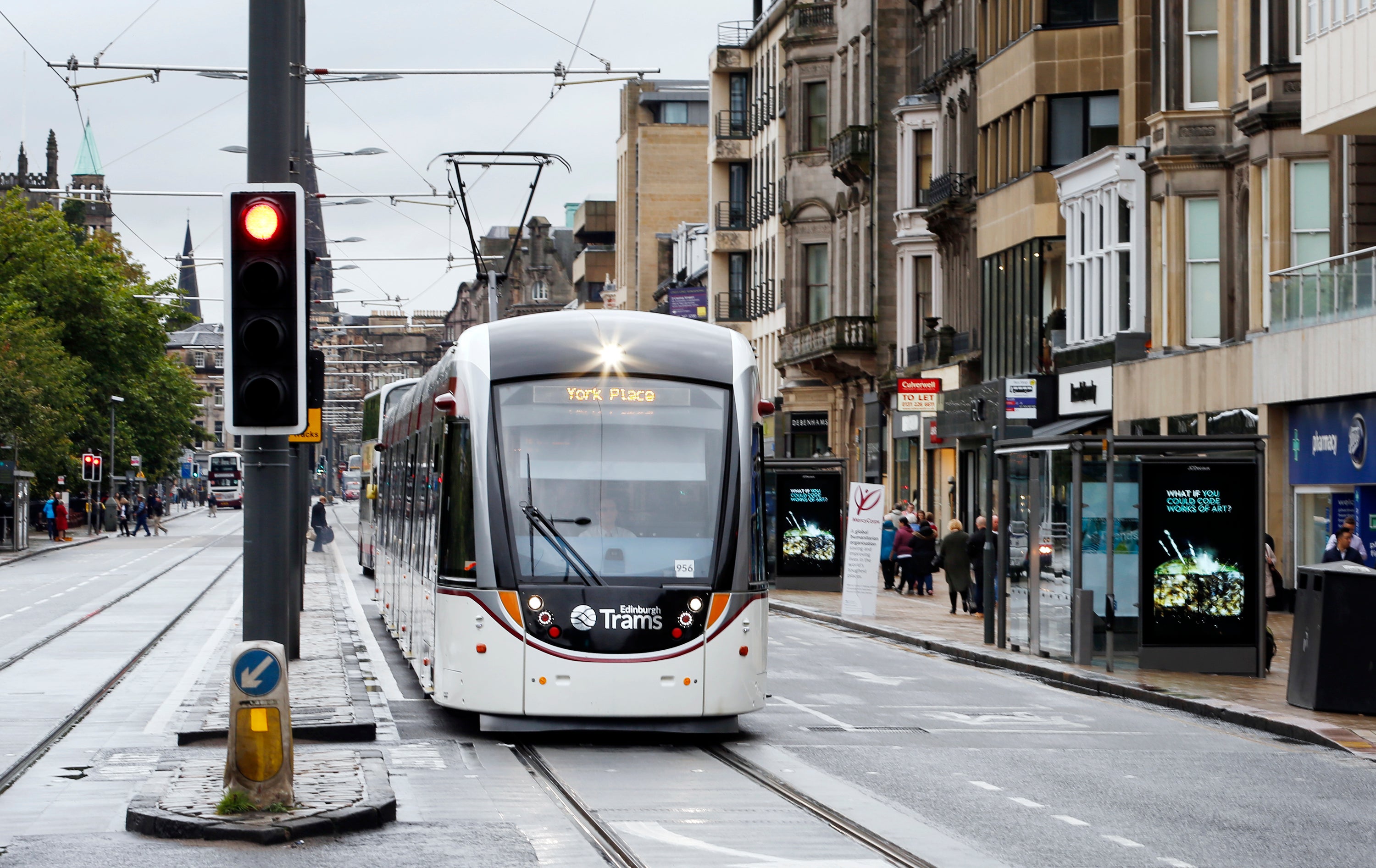 The Edinburgh Tram Inquiry will cost more than £13m, Transport Scotland has projected (Danny Lawson/PA)
