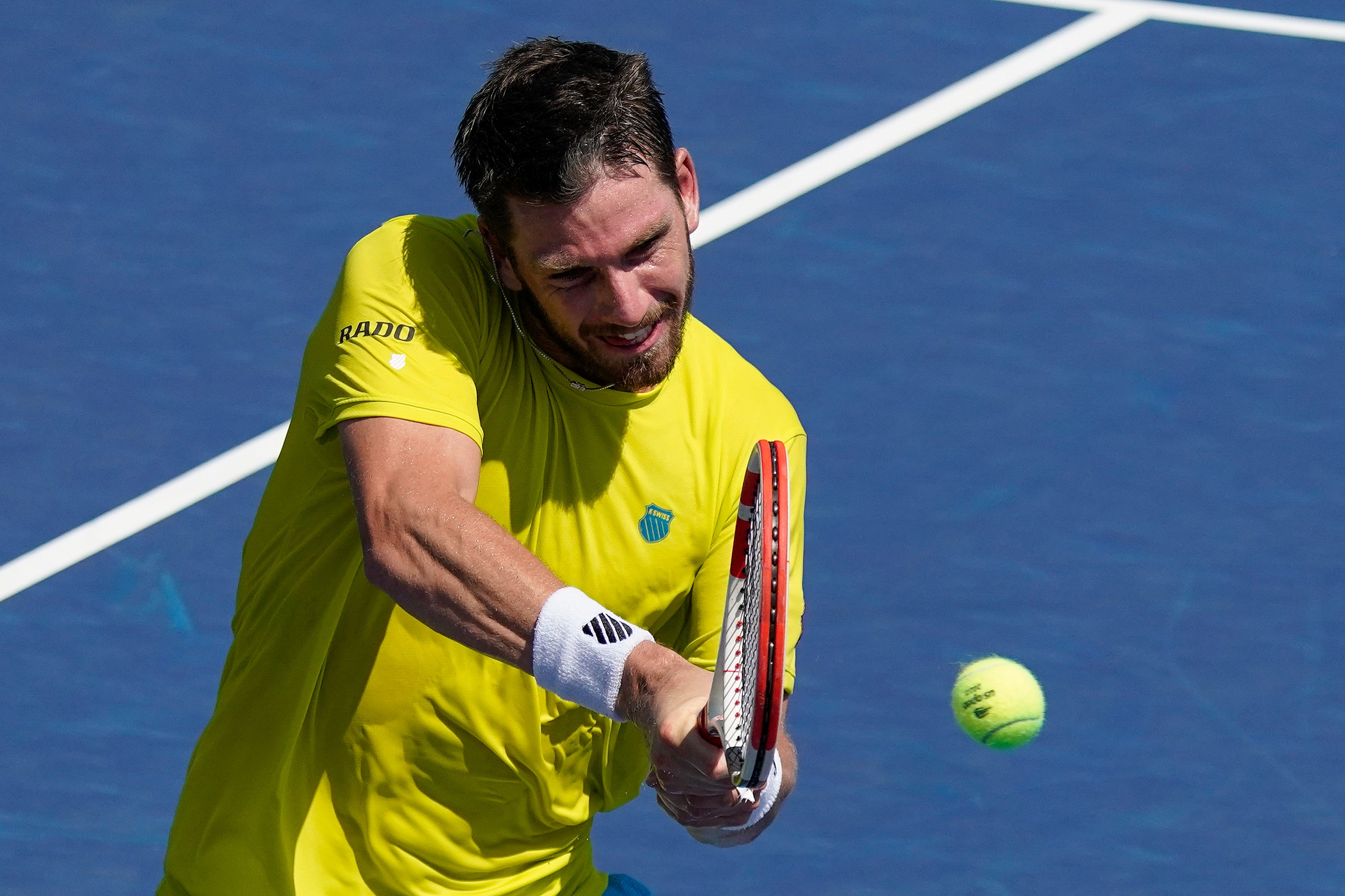 Cameron Norrie eased through to round two (Julia Nikhinson/AP)