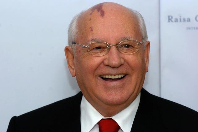 Mikhail Gorbachev encouraged a young British boy to live a ‘life that makes a difference’ as he told him that ‘the success you take will ultimately be equal to what you put in’ (Chris Radburn/PA)