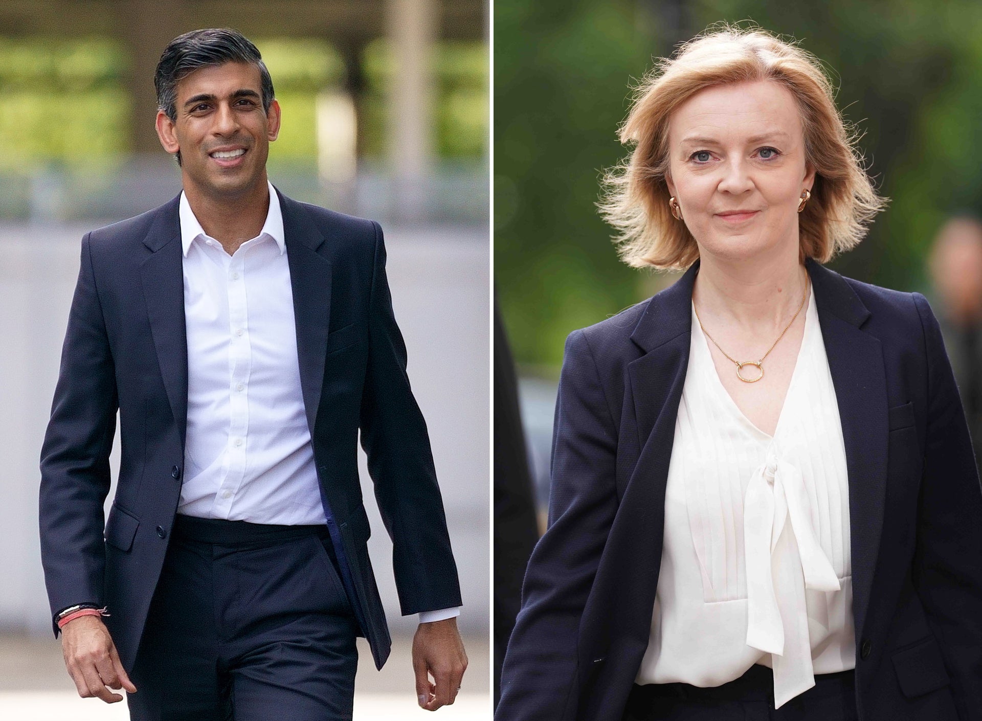 Either Rishi Sunak and Liz Truss will be named winner of Tory leadership race on Monday