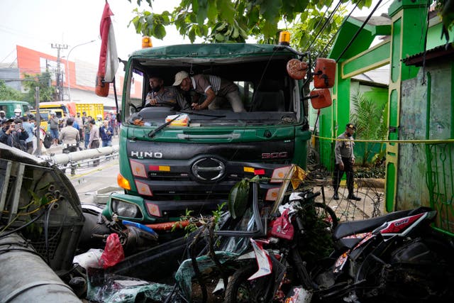 Indonesia Truck Crash