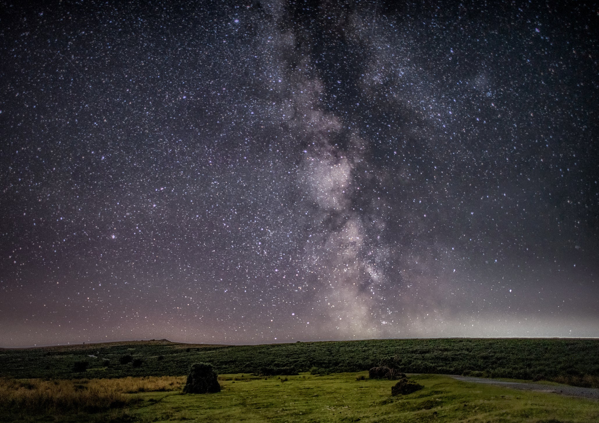 The Milky Way over South Dartmoor, Devon