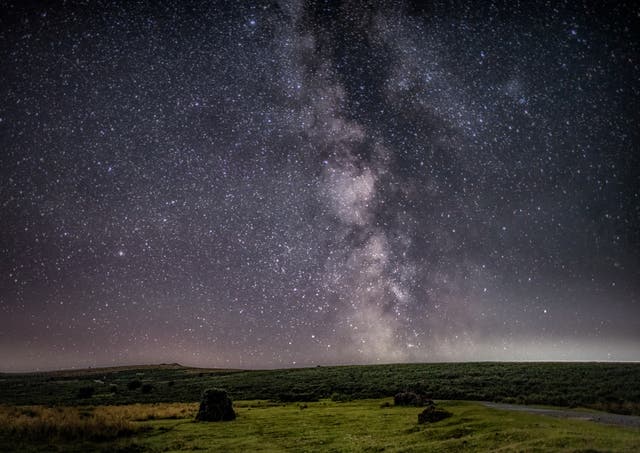 <p>The Milky Way over South Dartmoor, Devon</p>