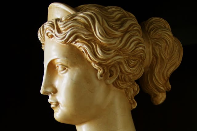 <p>A bust of the Ancient Greek goddess Artemis</p>