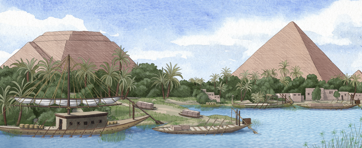 Long-lost Nile river branch helped build Egyptian pyramids, study finds