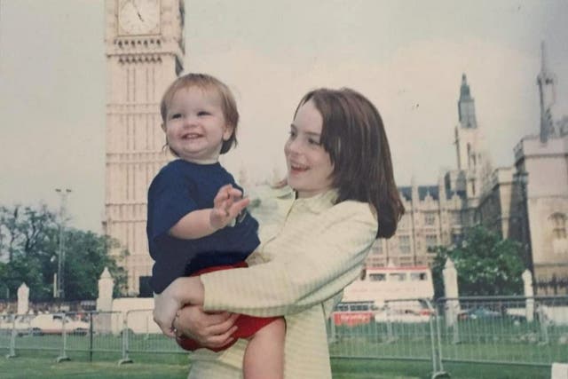 <p>The throwback photo of Lohan with her brother, taken while filming ‘The Parent Trap’</p>