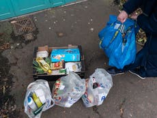 Two thirds of food banks may have to turn people away or reduce parcel sizes, poll finds