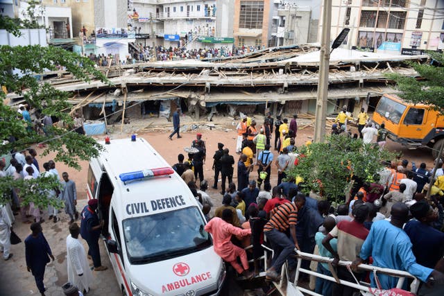 Nigeria Building Collapsed