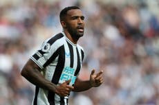 Newcastle striker Callum Wilson facing hamstring injury ‘setback’ 