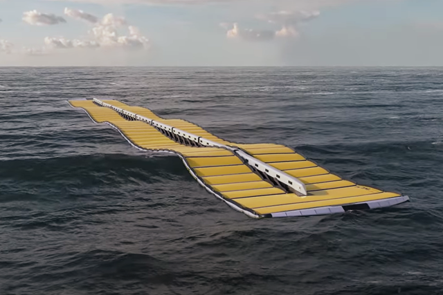 <p>A concept of the Waveline Magnet, designed by Sea Wave Energy Ltd</p>