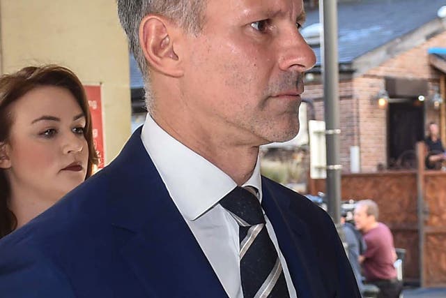 Former Manchester United footballer Ryan Giggs arrives at Manchester Crown Court where he is accused of controlling and coercive behaviour against ex-girlfriend Kate Greville between August 2017 and November 2020. Picture date: Wednesday August 31, 2022.