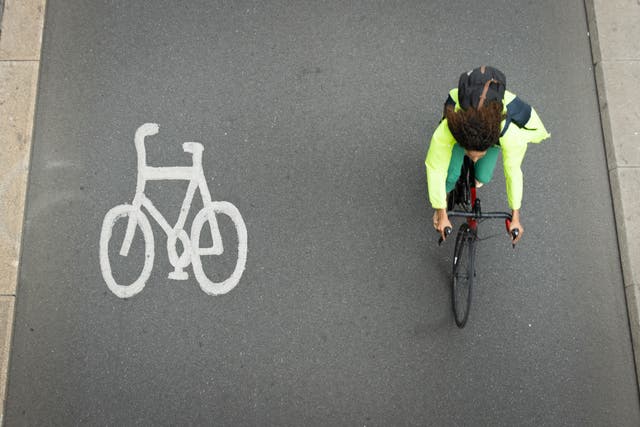 Active travel has fallen to pre-coronavirus levels after surging in 2020, according to new figures (James Manning/PA)