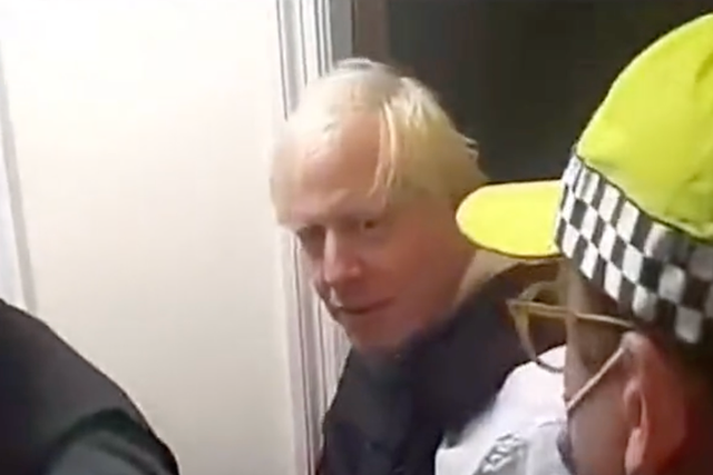<p>‘A very close encounter’: the prime minister during the Met Police morning raid </p>