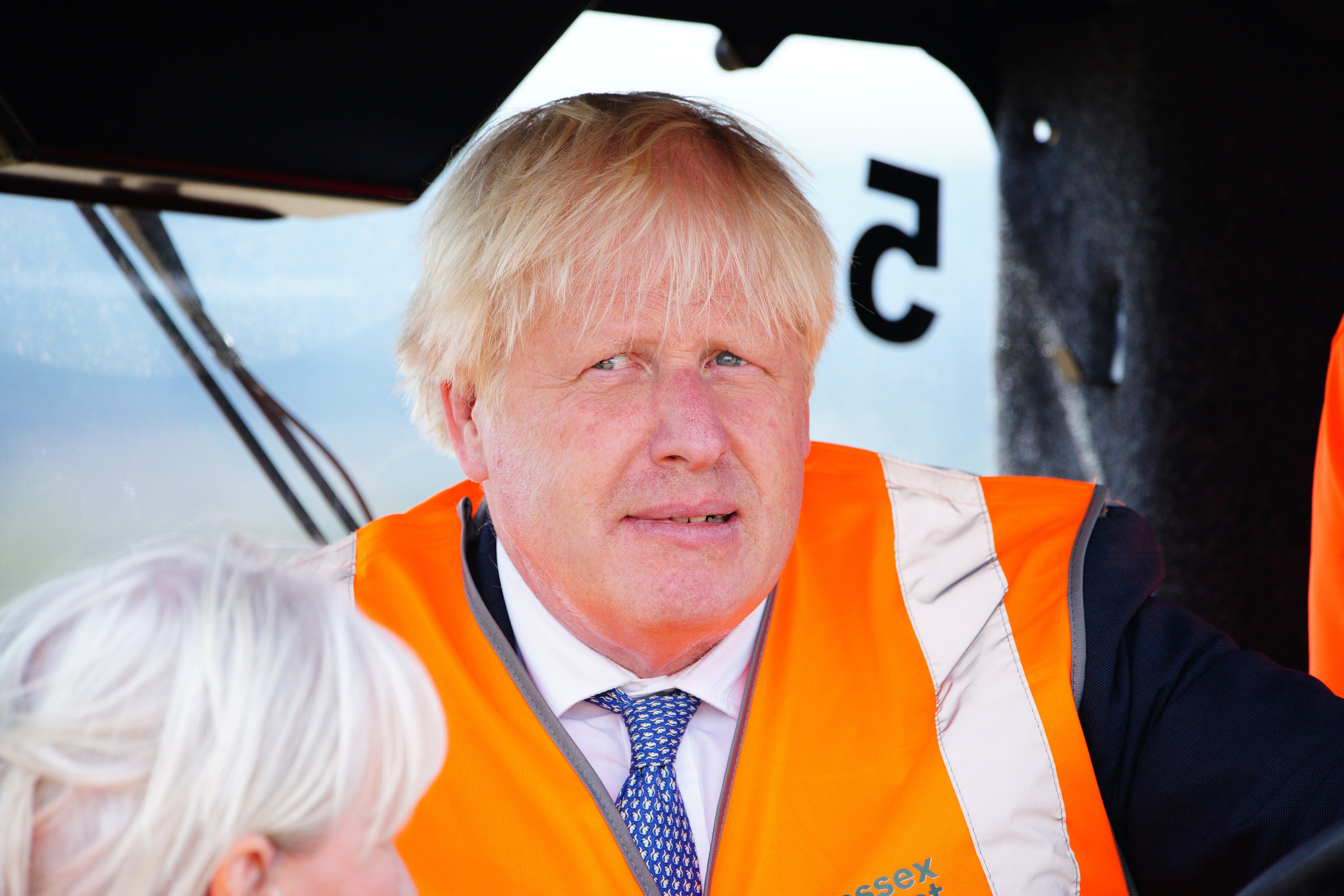 Boris Johnson is on a farewell tour of the country ahead of his formal resignation (Ben Birchall/PA)
