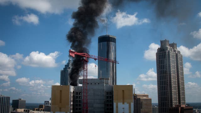 Building Fire Atlanta