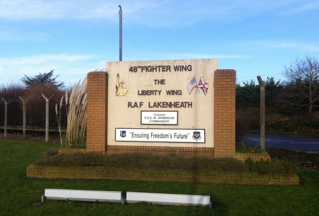 <p>The sightings between 20 and 22 November were of a number of ‘small unmanned aerial systems’ over RAF Lakenheath and RAF Mildenhall, in Suffolk, and RAF Feltwell, in Norfolk</p>