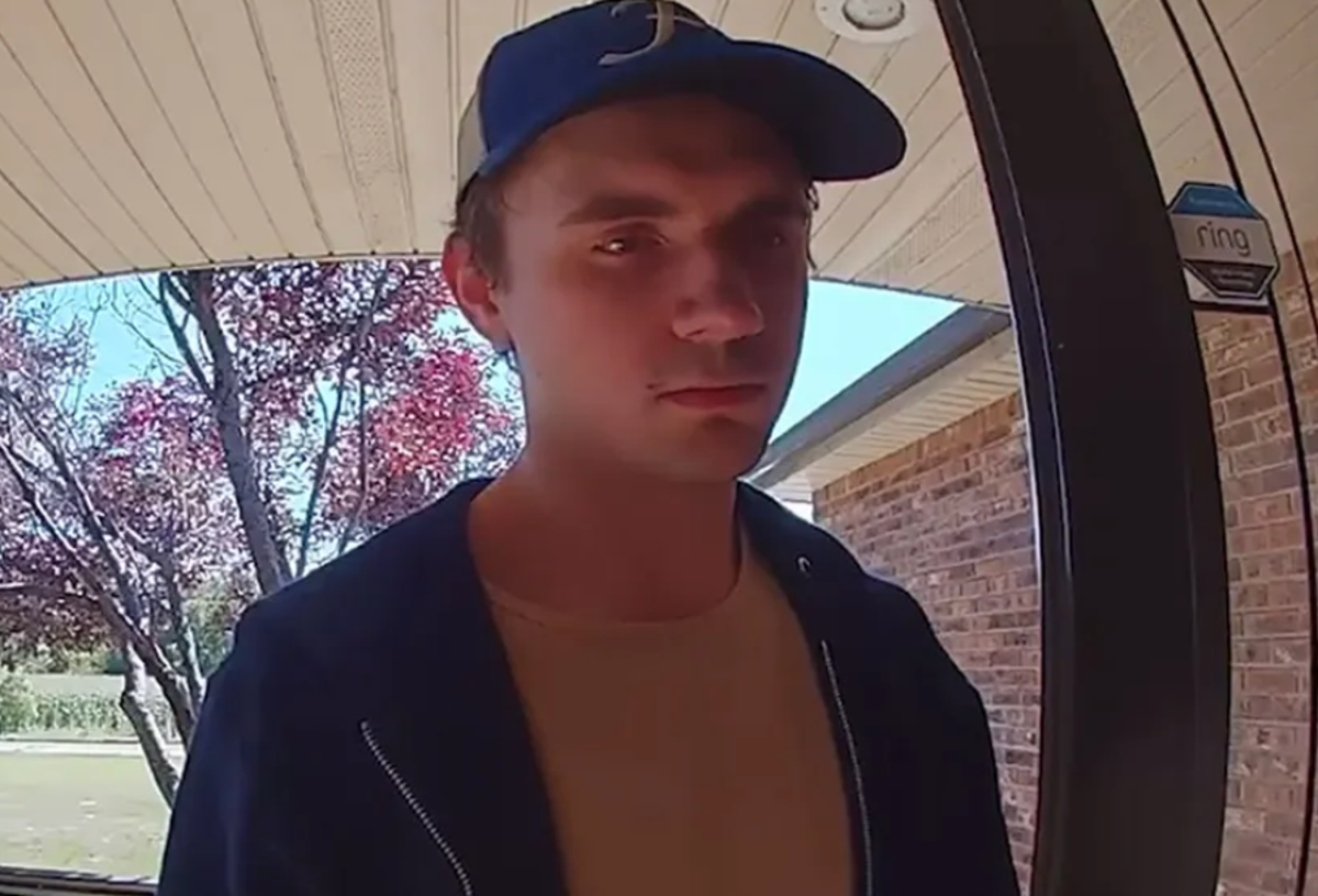 Father seen laughing in police interview hours after he shot daughter’s ex-boyfriend