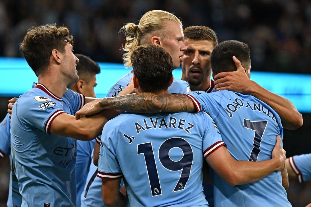Erling Haaland scores another hat-trick as Man City crush Nottingham Forest