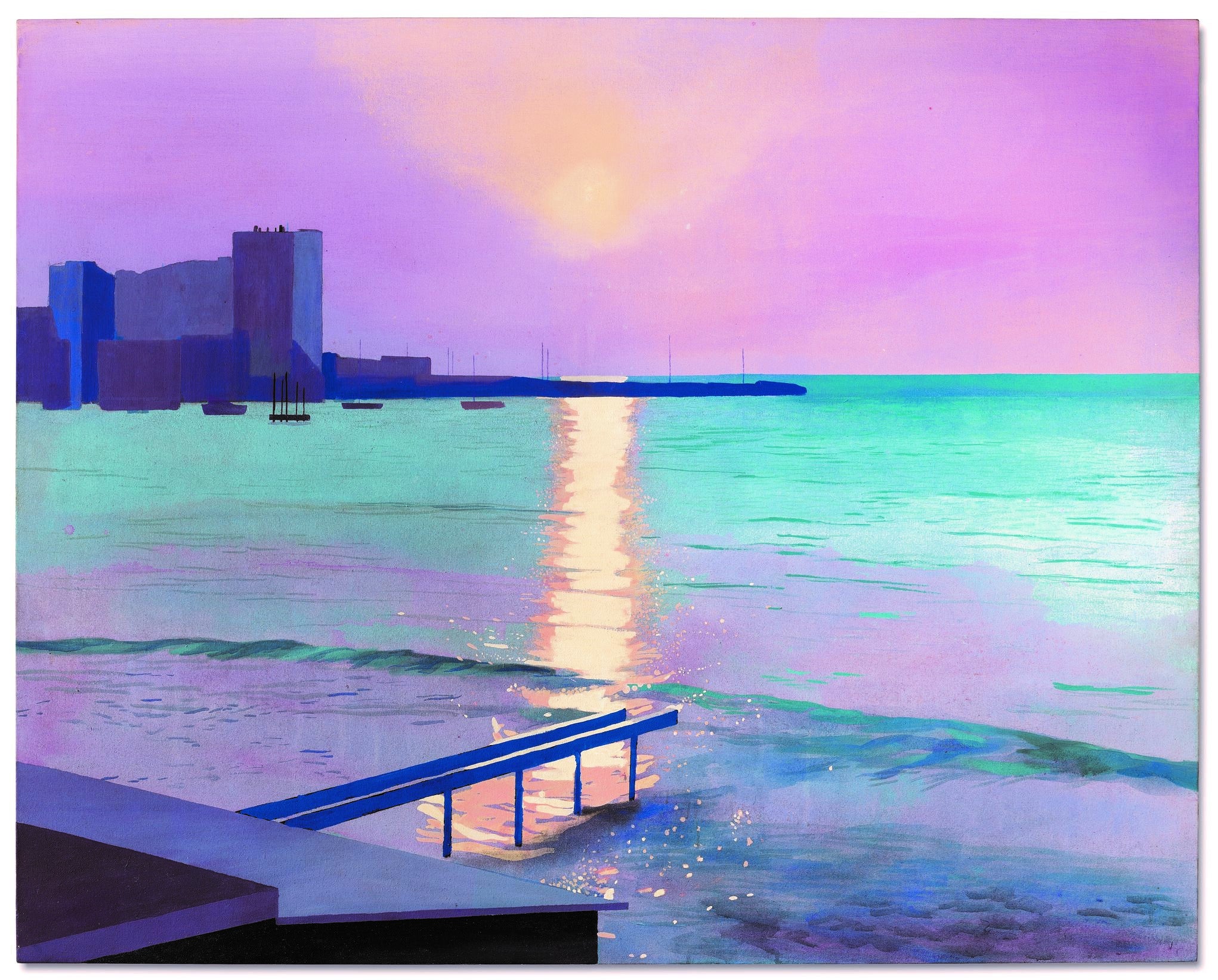 David Hockney’s Early Morning, Sainte-Maxime (Christie’s/PA)