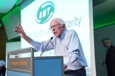 Bernie Sanders backs RMT and striking UK workers in fight against ‘oligarchs’