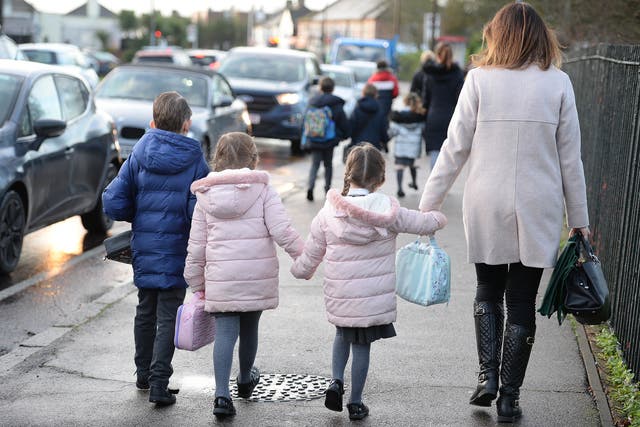 The study has been published by the Children’s Commissioner for England (Nick Ansell/PA)