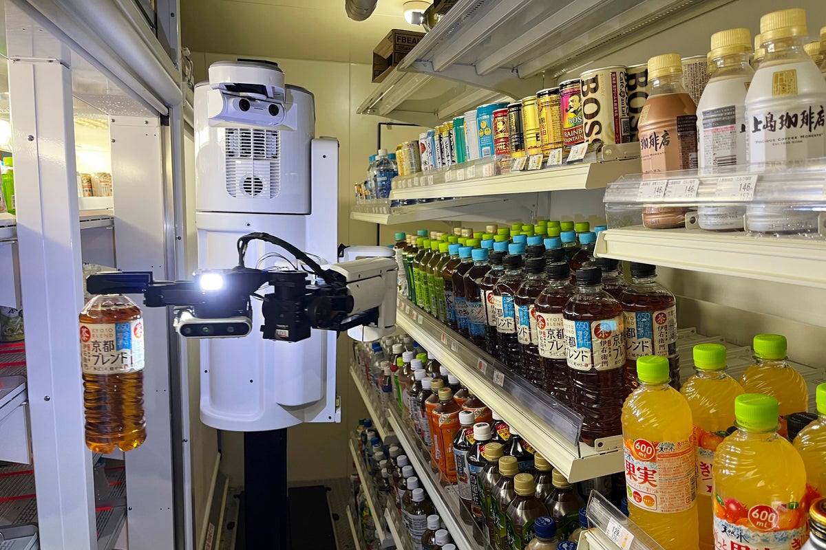 Robot that stocks drinks is newest thing at the corner store