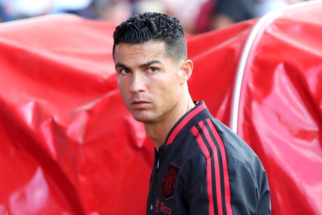 Manchester United’s Cristiano Ronaldo has been linked with Napoli and Sporting Lisbon (Kieran Cleeves/PA)