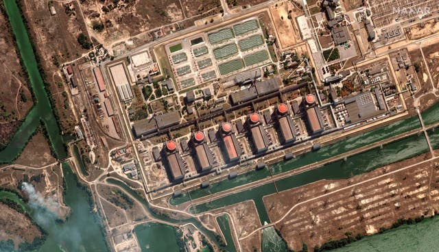 <p>The Zaporizhzhia nuclear power plant</p>