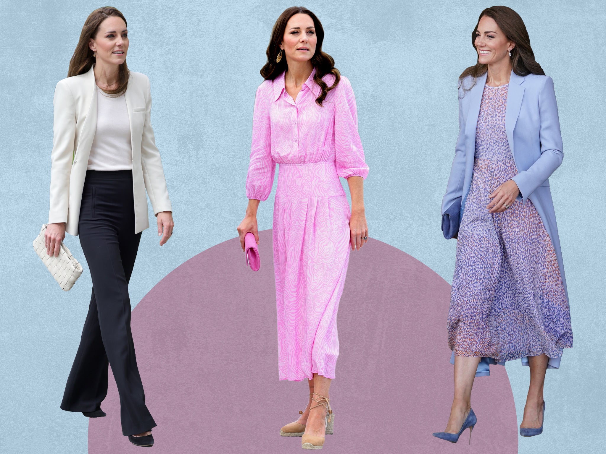 From feminine dresses to smart blazers, Kate’s outfits always inspire