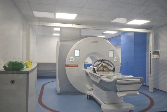 <p>An MRI scanner (Medical Illustration/NHSGGC/PA)</p>