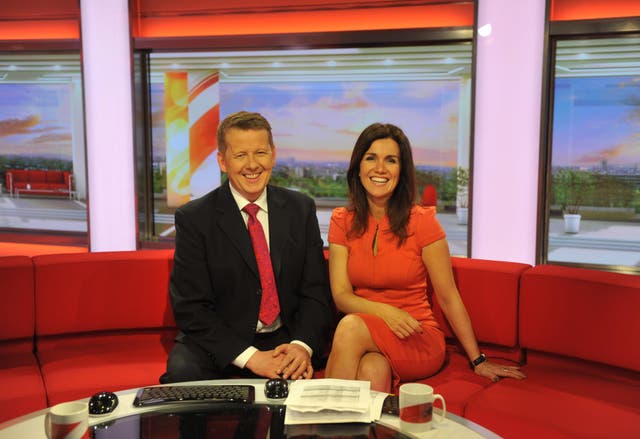 <p>Former BBC Breakfast presenter Bill Turnbull along with Susanna Reid </p>