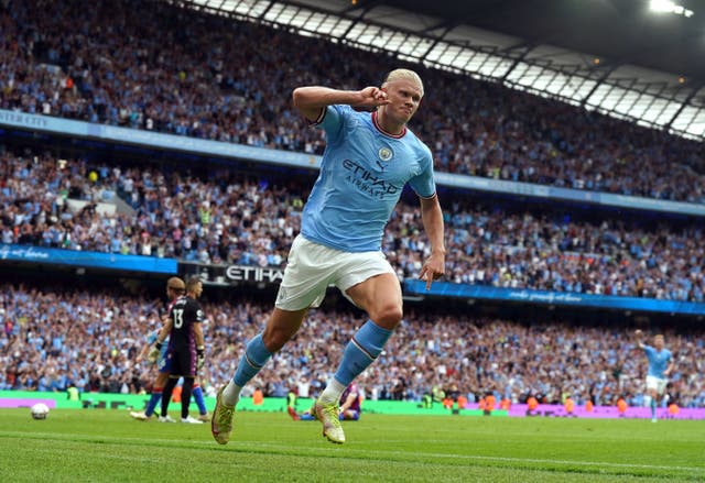 Erling Haaland has hit the ground running (Nick Potts/PA)