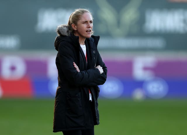 Wales head coach Gemma Grainger says her players are fully focused on the World Cup qualifier in Greece before the potential showdown with Slovenia (Bradley Collyer/PA)