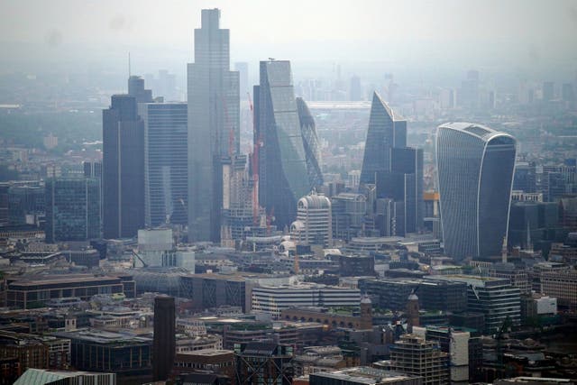 The London markets slipped further and the pound dropped on Thursday (Victoria Jones/PA)