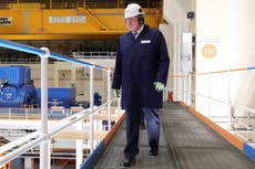 Johnson takes swipe at Truss over fracking as he confirms £700m backing for nuclear plant