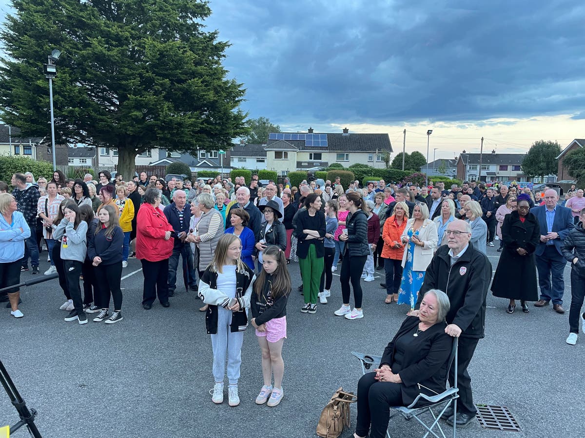 Hundreds attend vigil for two boys who died in Lough Enagh targedy
