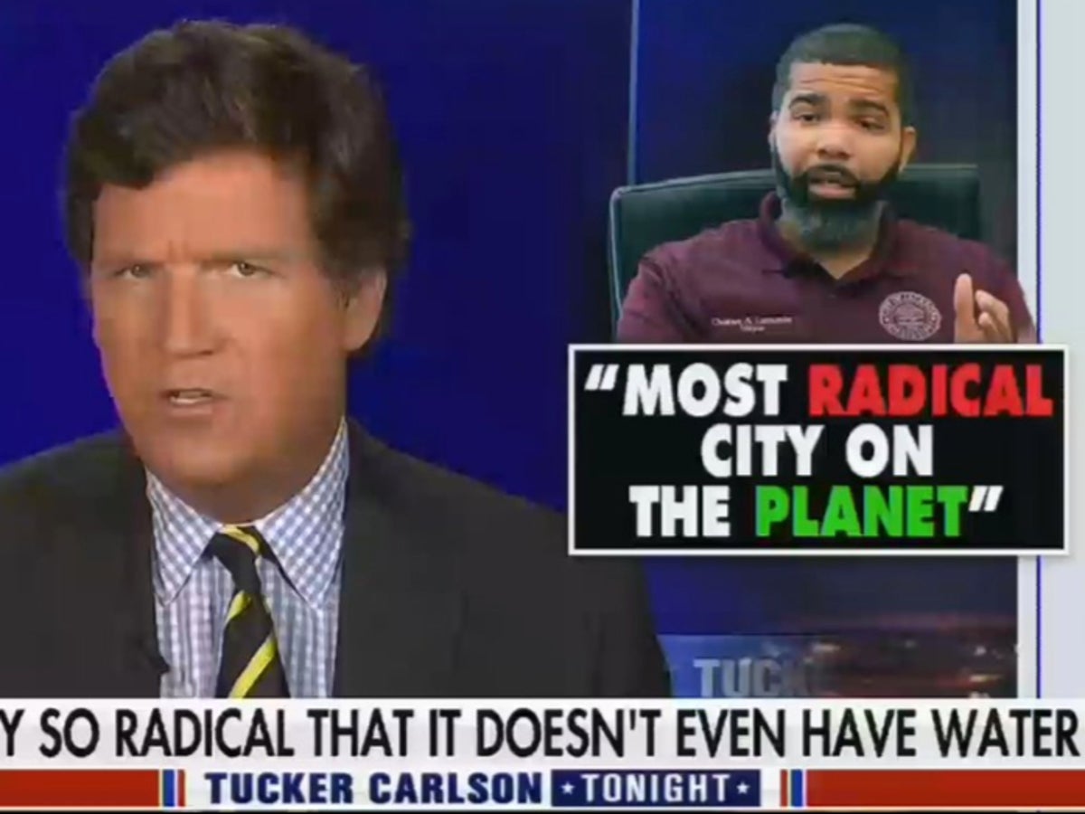 Tucker Carlson blames progressive mayor of Jackson for city’s flood-induced water shortage