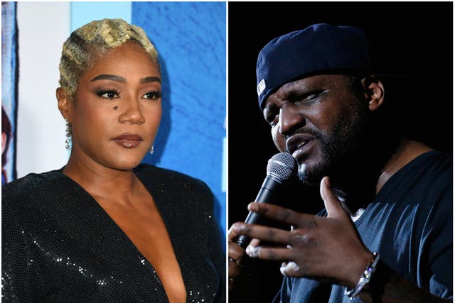 <p>Tiffany Haddish and Aries Spears have been accused of child sexual abuse </p>