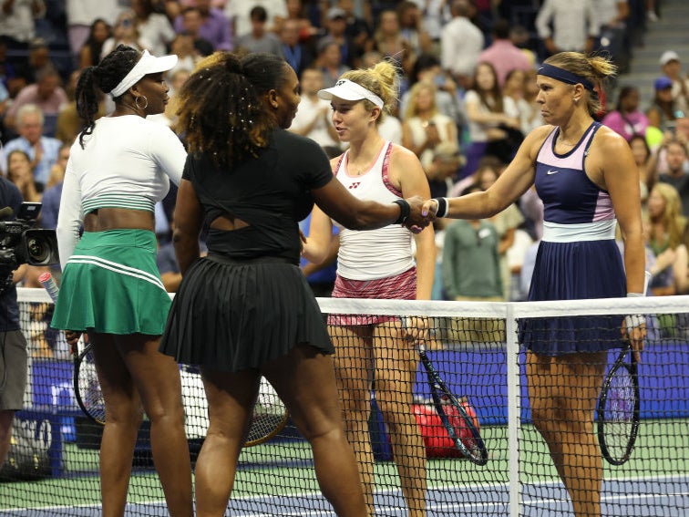 <p>The Williams sisters lost their first round match in straight sets</p>