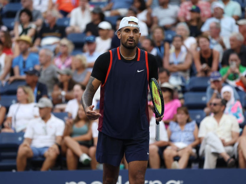 Kyrgios has been fined for his on-court behaviour