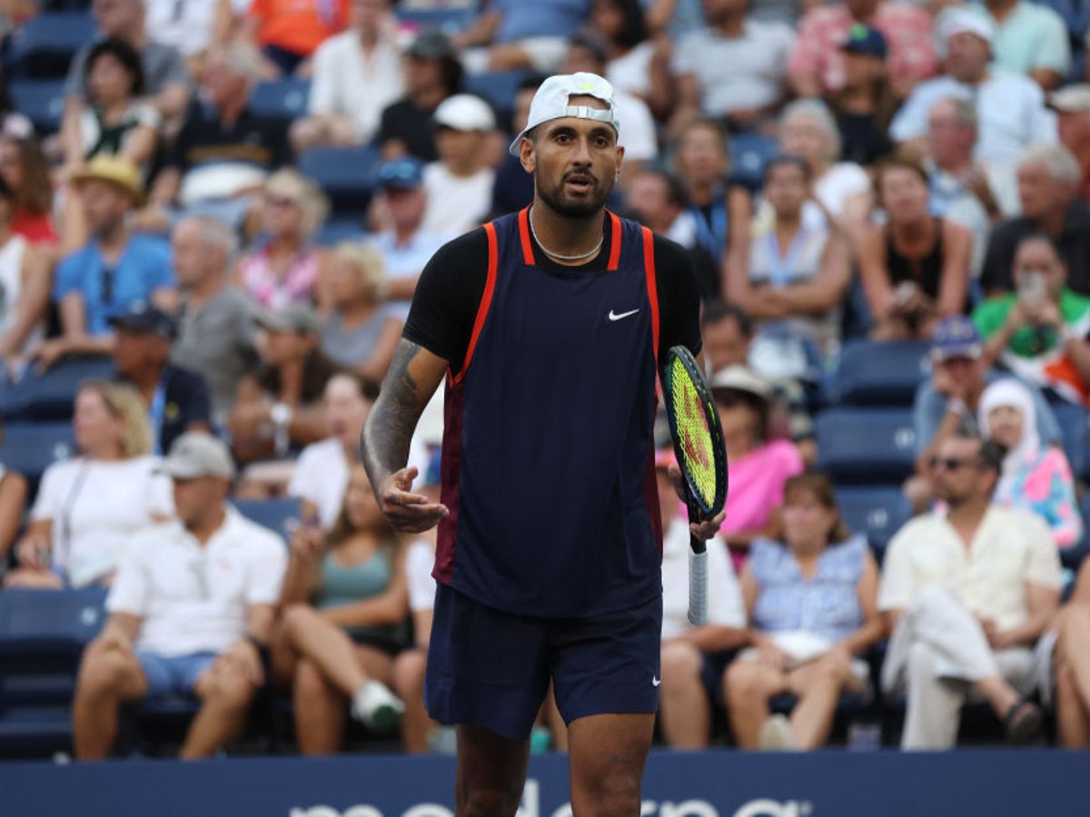 Nick Kyrgios fined after spitting and swearing during win at US Open