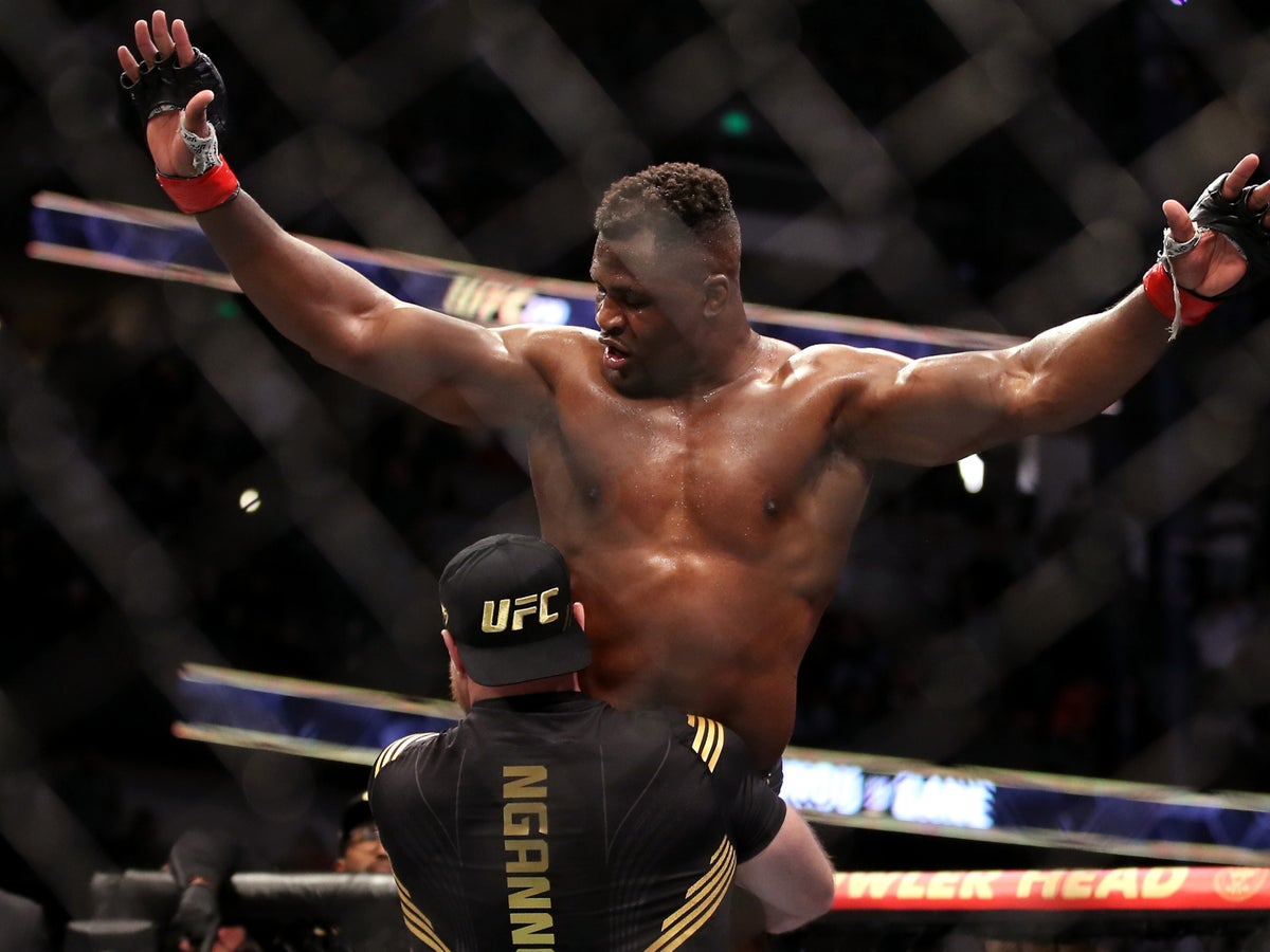 Francis Ngannou’s coach gives injury update on UFC heavyweight champion