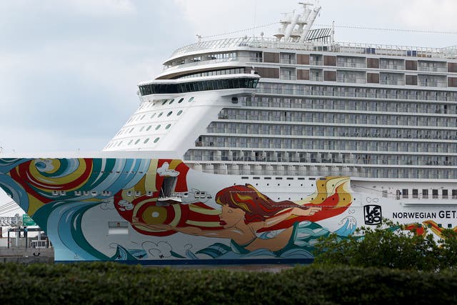 <p>Two Norwegian Cruise Line passengers have been accused of bringing more than 100 bags of marijuana on board </p>